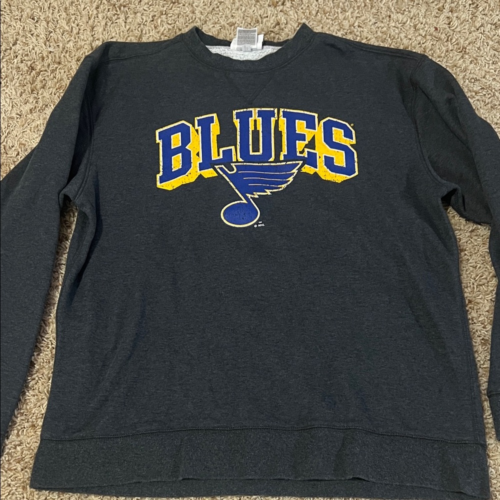 blues crew neck - Picture 2 of 4